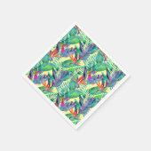 Aquarellvögel Serviette (Ecke)