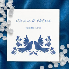 Aquarellvögel Serviette