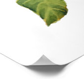 Aquarellvögel "Sylvia curruca" Poster (Ecke)