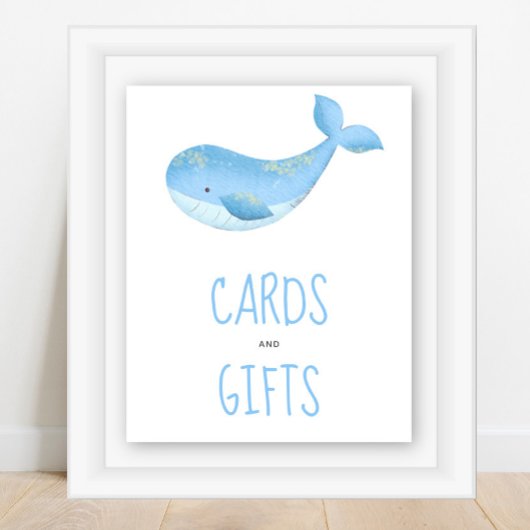 Aquarellwal - Karten und Geschenke Poster
