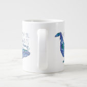 Aquarellwal - Liebe so groß wie der Ozean Jumbo-Tasse (Rückseite)