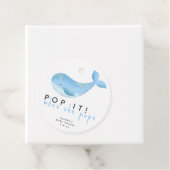 Aquarellwal - Pop es! wenn sie Pop macht! Geschenkanhänger (Beispiel)