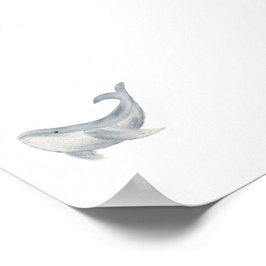 Aquarellwal Poster (Ecke)