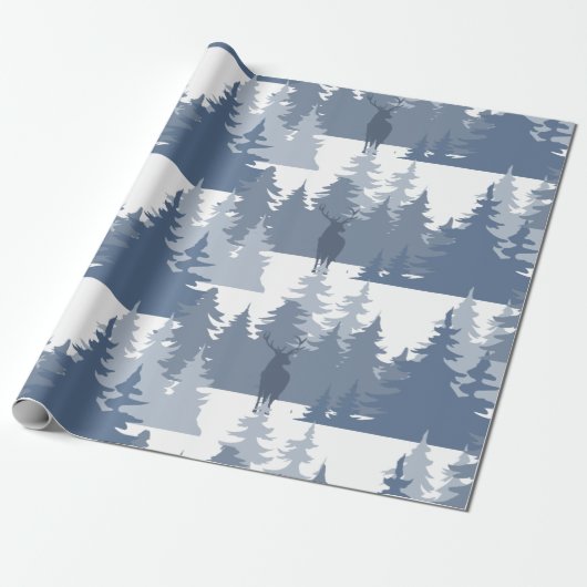 Aquarellwald Art Geschenkpapier (Ungerollt)