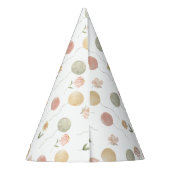 Aquarellwald | Geburtstag von Waldfreunden Partyhütchen (Rückseite)