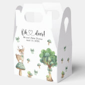 Aquarellwald Hirschdusche Geschenkschachtel (Geöffnet)