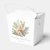 Aquarellwald Hirschdusche Geschenkschachtel (Rückseite)