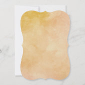 Aquarellwald Igel Babydusche Einladung (Rückseite)