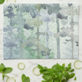 Aquarellwald, Natur, Wildnis, Küche Geschirrtuch (Gefaltet)