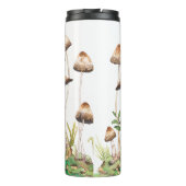 Aquarellwald-Pilze Thermosbecher (Rückseite)