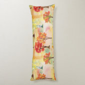 Aquarellwald Seitenschläferkissen (Rückseite (Vertikal))