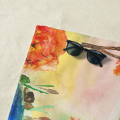 Aquarellwald Strandtuch (Beispiel)