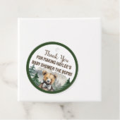 Aquarellwald, Teddy Bear, Baby Dusche Gefallen Geschenkanhänger (Beispiel)