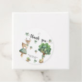 Aquarellwald - vielen Dank Geschenkanhänger (Beispiel)