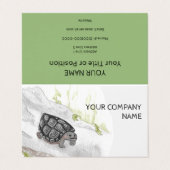 Aquarellwald Visitenkarten (Außenseite Aufgefaltet)