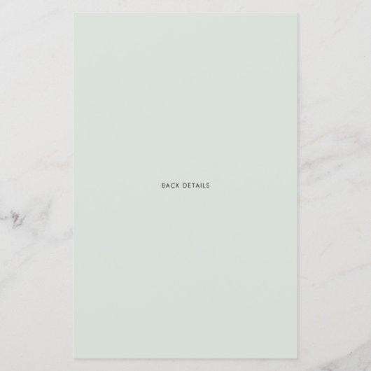 Aquarellwald Woodland Kinderdusche Einladung (Rückseite)