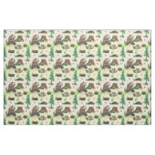 Aquarellwaldbär mit Bärenkuppe Stoff (Fat Quarter (45,7 x 55,9 cm))