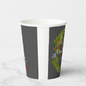 Aquarellwaldbeeren und Pilze Hochzeitskrieg Pappbecher (Rechts)