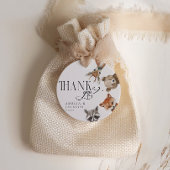 Aquarellwaldtiere Vielen Dank Geschenkanhänger