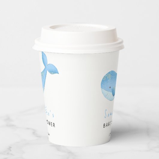 Aquarellwaldusche Pappbecher (Links)