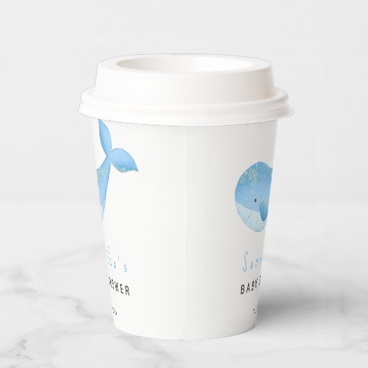 Aquarellwaldusche Pappbecher (Rechts)