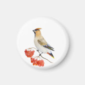 Aquarellwaldvogel wächst magnet (Vorne)