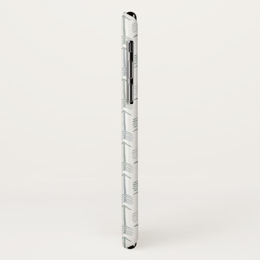 Aquarellwanderlust-Pfeil-Muster des Monogramm-| Case-Mate iPhone Hülle (Hinten/Links)