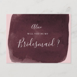 Aquarellwaschanstalt Einladung Postkarte