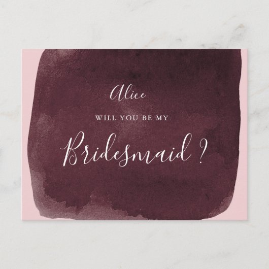 Aquarellwaschanstalt Einladung Postkarte (Vorderseite)