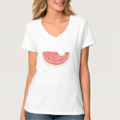 Aquarellwassermelone T-Shirt (Vorderseite)