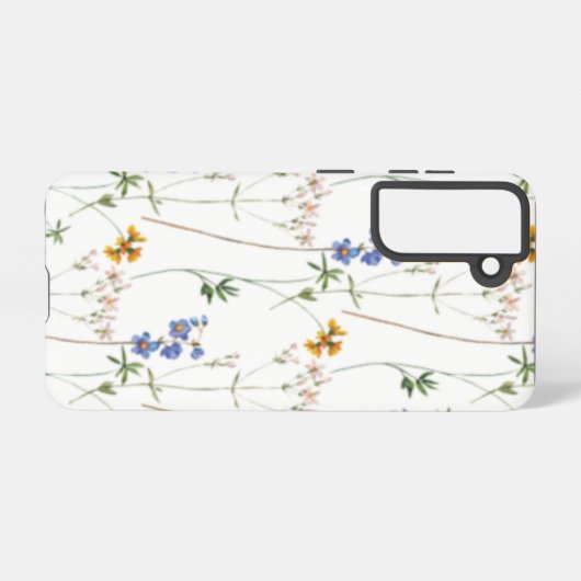 Aquarellweide Nahtloses Muster Samsung Galaxy Hülle (Rückseite (Horizontal))