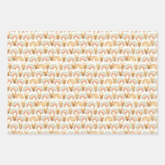 Aquarellwein-Set Geschenkpapier Set (Vorderseite 3)