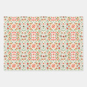 Aquarellwein-Set Geschenkpapier Set (Vorderseite)