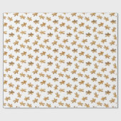 Aquarellwein Weihnachten Geschenkpapier (Flach)