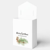 Aquarellwein Weihnachten Geschenkschachtel (Geöffnet)