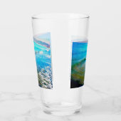 Aquarellwellen  glas (Links)
