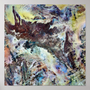 Aquarellwerbung Poster