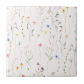 Aquarellwiese Fliese (Vorderseite)