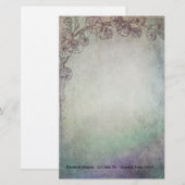 Aquarellwiesen Briefpapier (Vorne/Hinten)