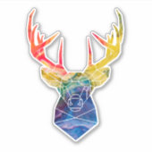 Aquarellwild Aufkleber (Vorderseite)