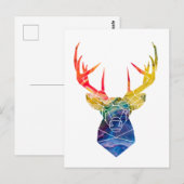 Aquarellwild Postkarte (Vorne/Hinten)