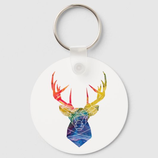 Aquarellwild Schlüsselanhänger (Vorderseite)