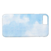 Aquarellwolken und Himmelhintergrund Case-Mate iPhone Hülle (Rückseite (Horizontal))
