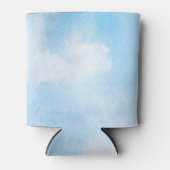 Aquarellwolken und Himmelshintergrund Dosenkühler (Vorderseite)