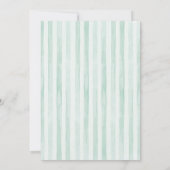 Aquarellwüste Kaktus Sukkulente 50. Geburtstag Einladung (Rückseite)