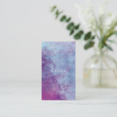 Aquarellyoga Visitenkarte (Stehend Vorderseite)