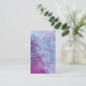 Aquarellyoga Visitenkarte (Stehend Vorderseite)