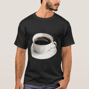 Aquarellzeichnung einer Tasse Americano T-Shirt