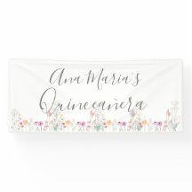 Aquarellzeichnung eines Wildblumenfeldes