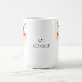 Aquarellzeichnungen Charming Katzen Kaffeetasse (Mittel)